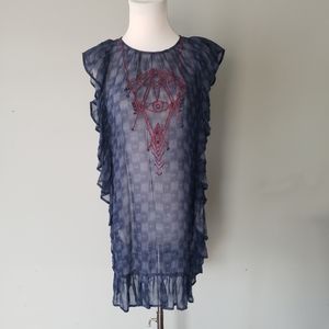 FP NEW ROMANTICS SHEER TUNIC